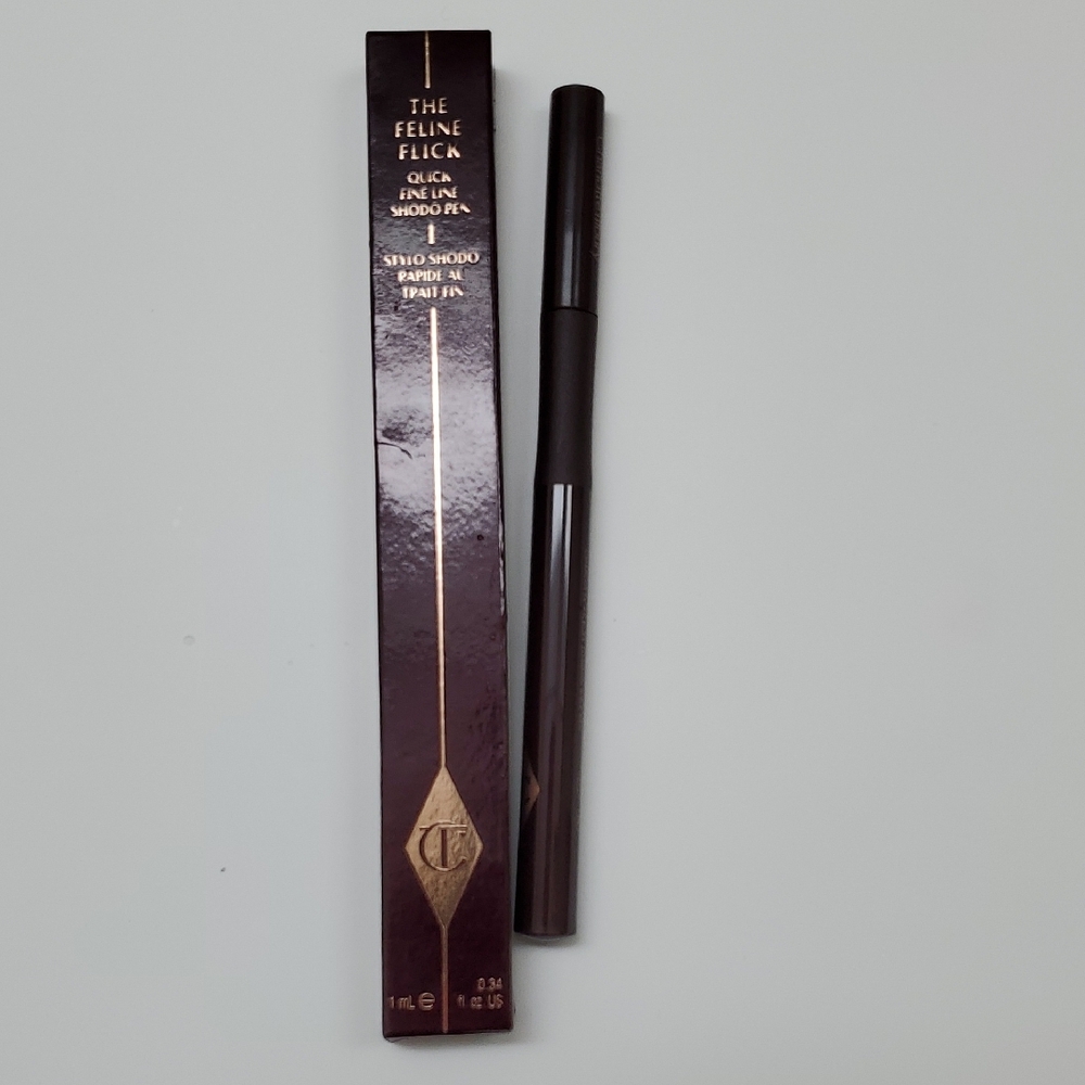 New In Box Authentic Charlotte Tilbury Black Eyeliner Pen